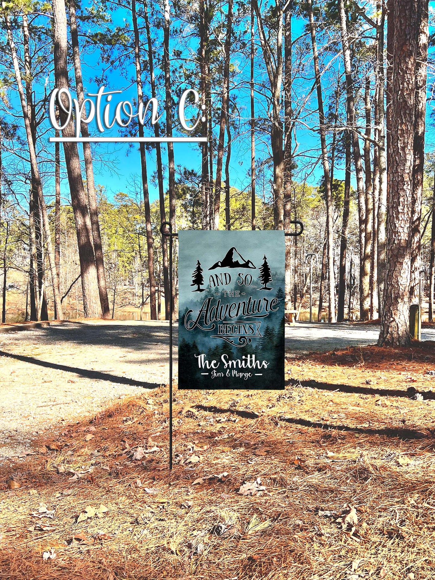 High-quality outdoor flag for adventure enthusiasts and campers | imperfect by design co