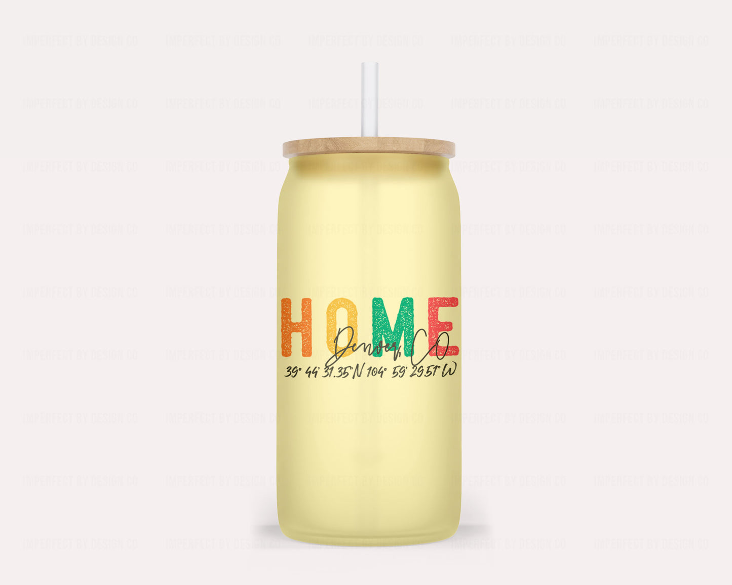 Personalizable Hometown Pride Collection: Yellow Color Changing Tumbler | imperfect by design co