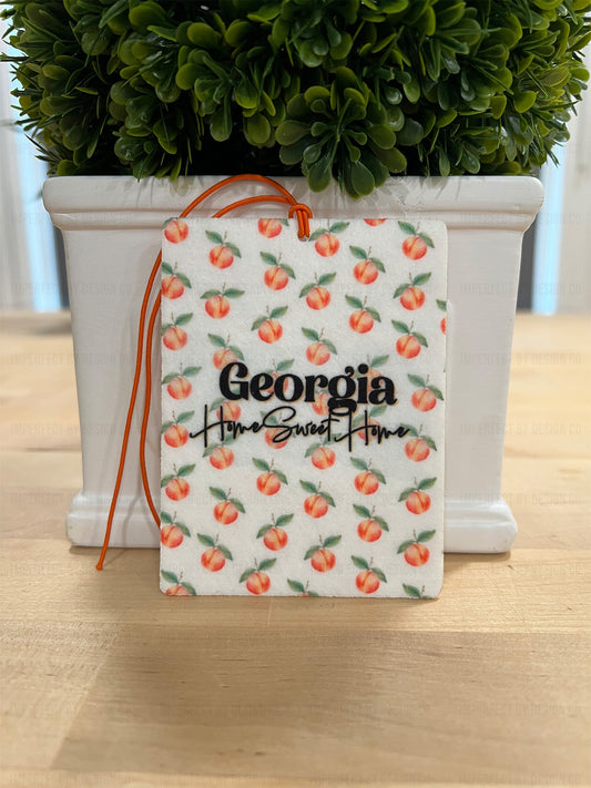 Georgia Home Sweet Home Peaches - Air Freshener