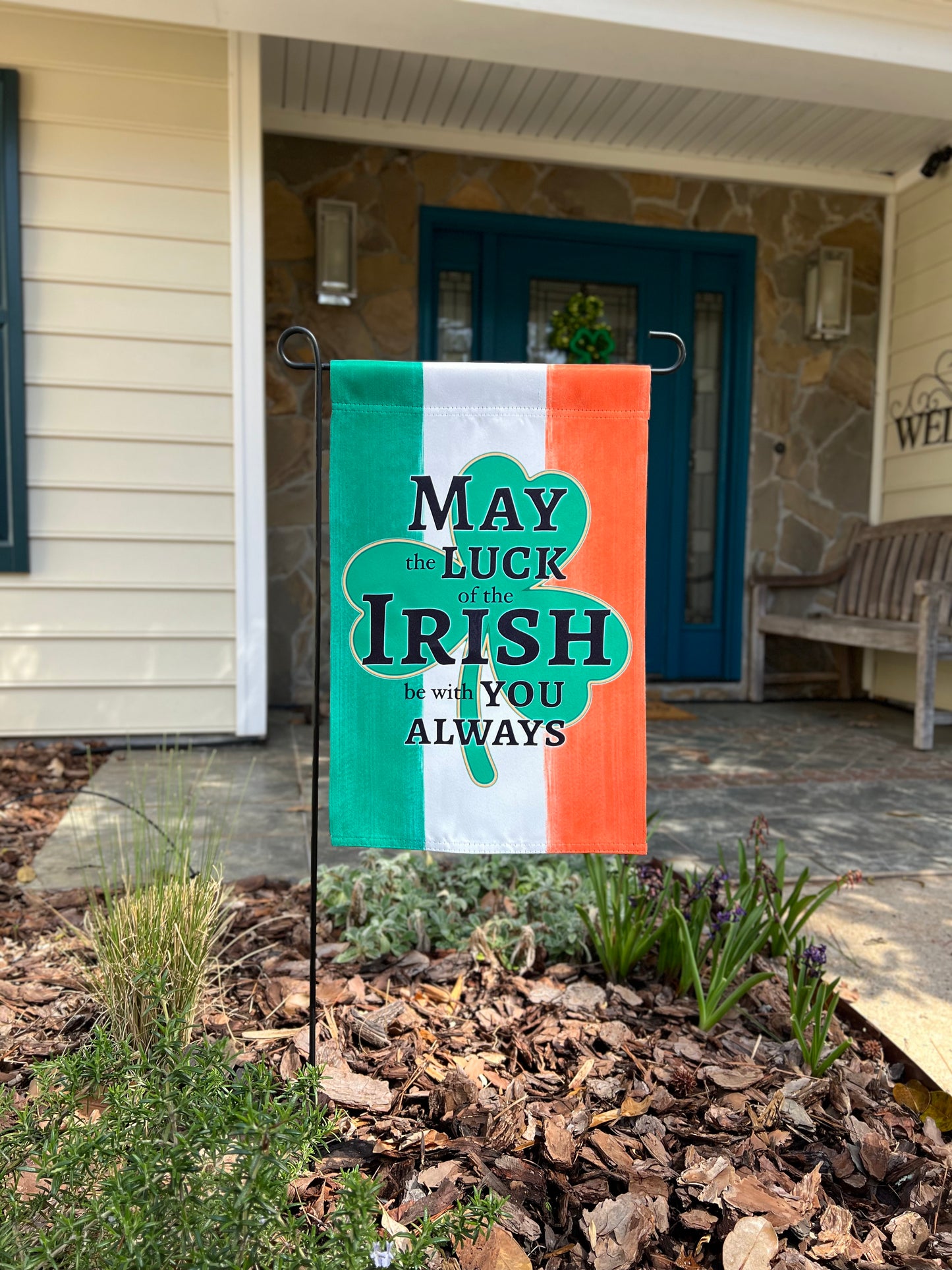 St. Patrick’s Day Garden Flag | Luck of the Irish | Double-Sided 12x18"
