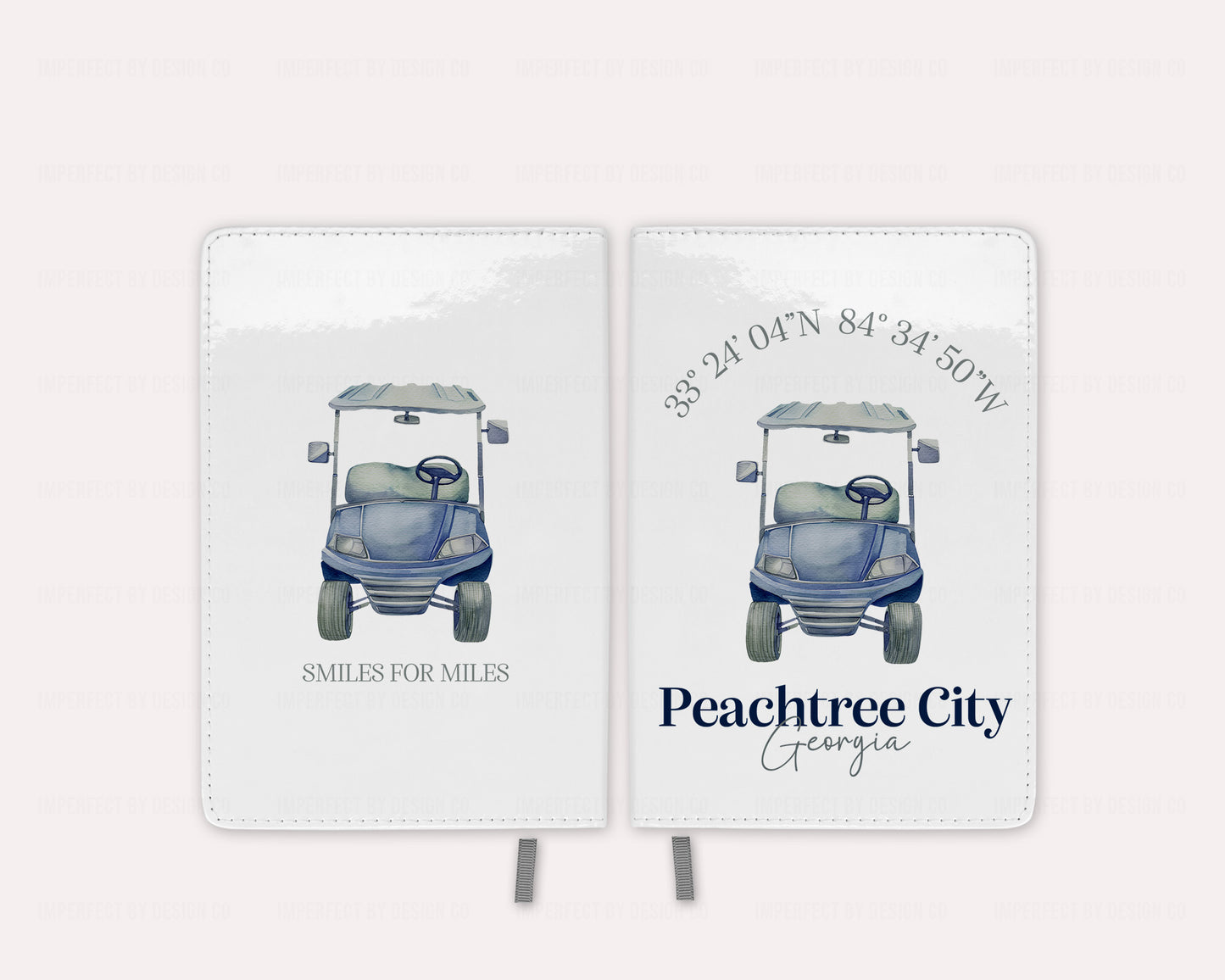 Peachtree City Journal With Golf Cart and Town Center Coordinates