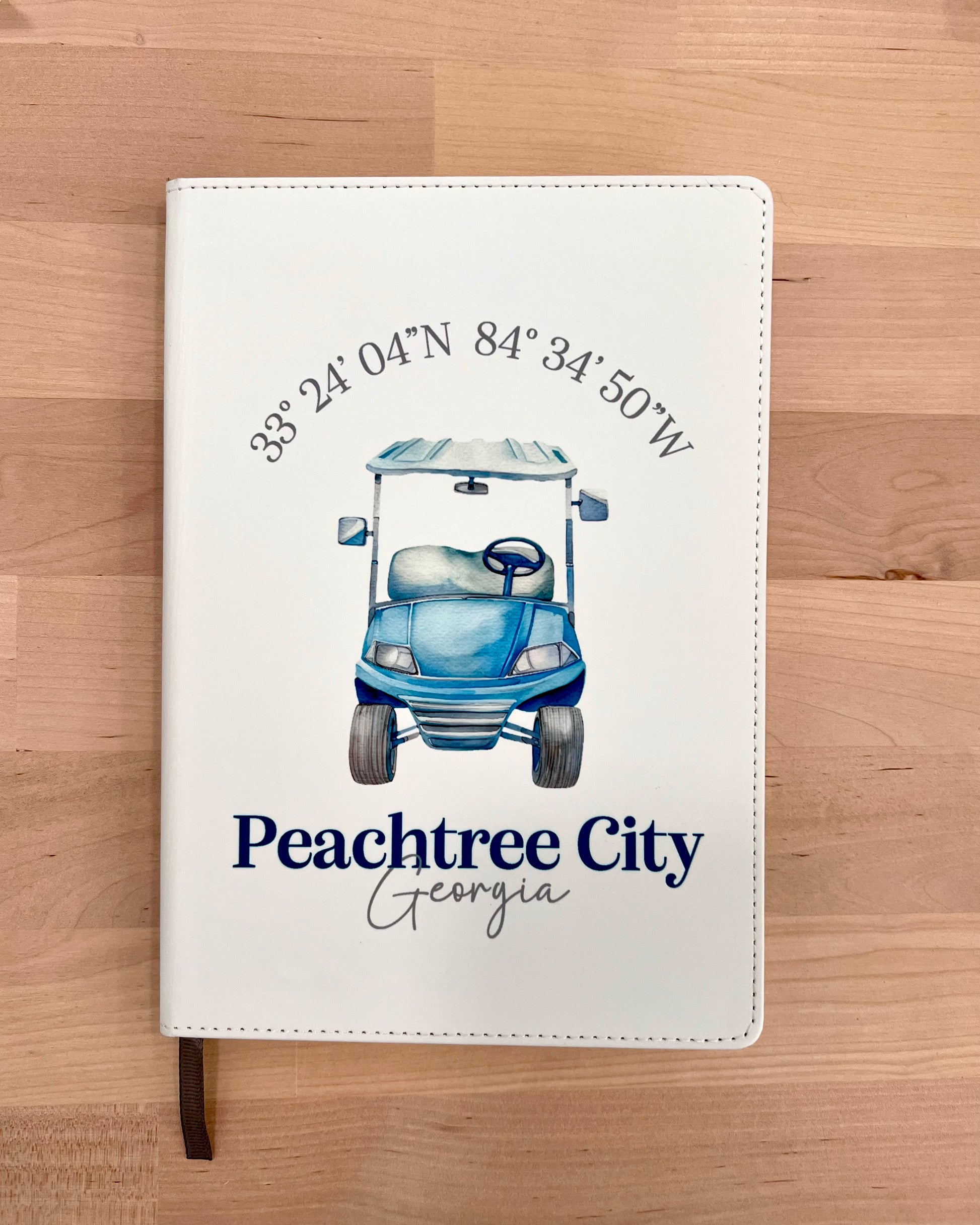 Peachtree City Georgia Smiles for Miles Line Journal Front