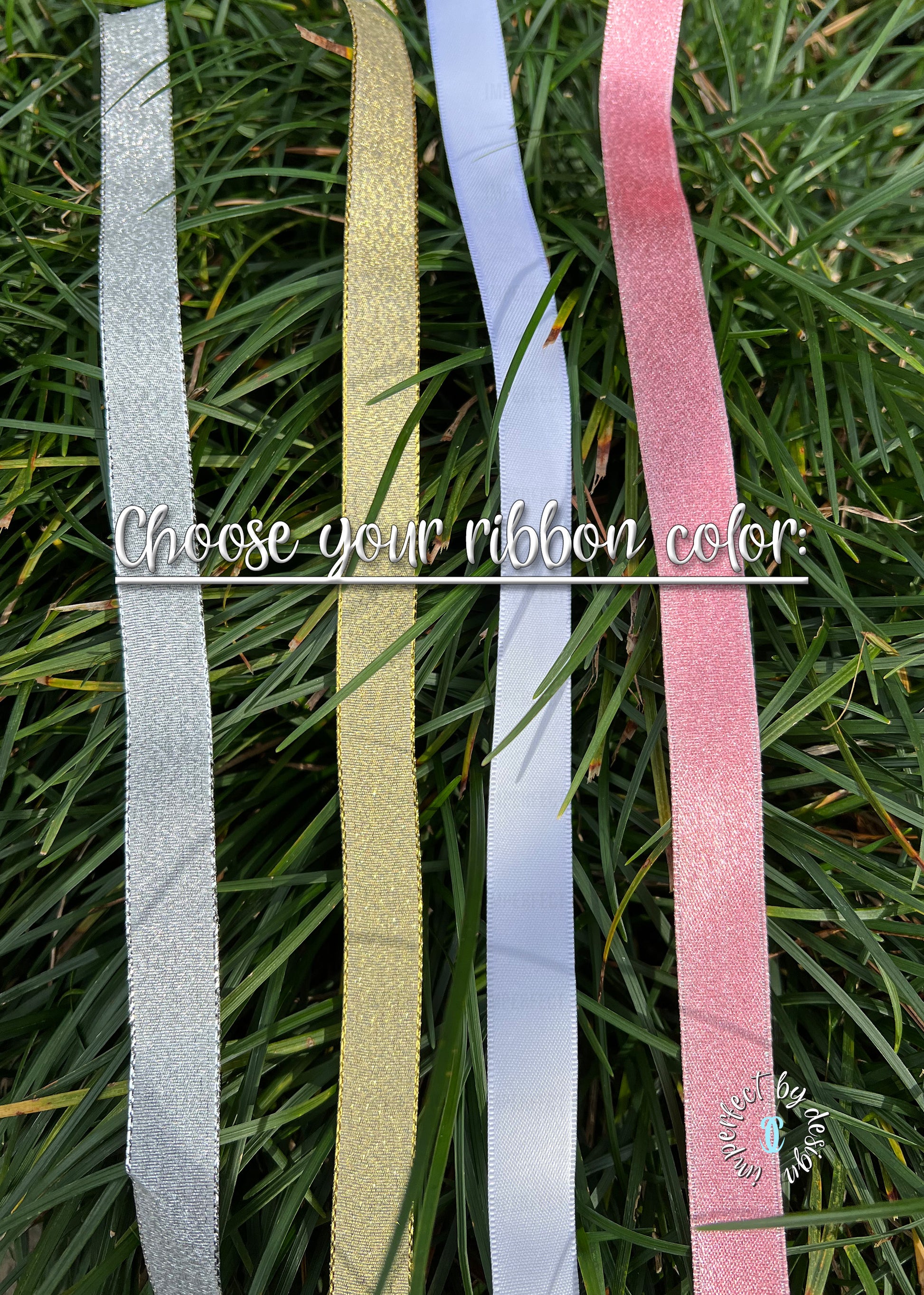 White, Gold, White, and Pink Ribbon color options.