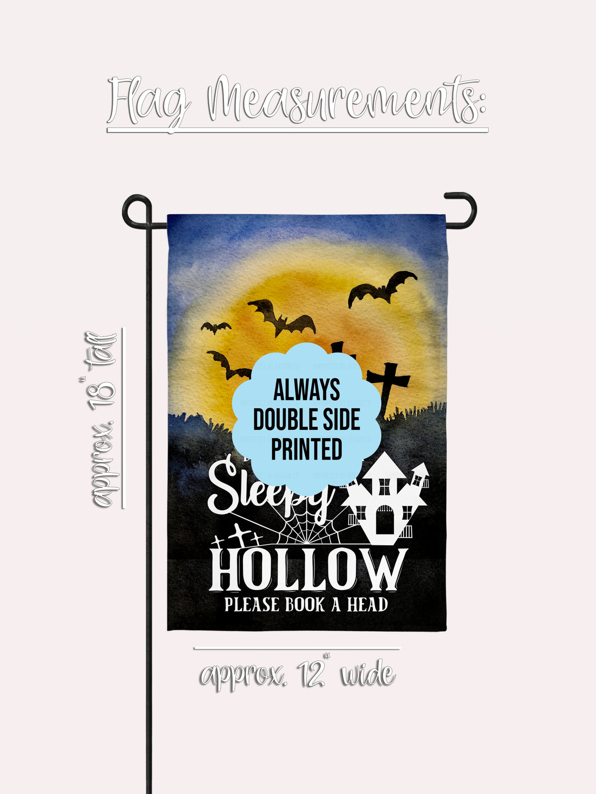 Dead and Breakfast - Sleepy Hollow - Halloween Garden Flag