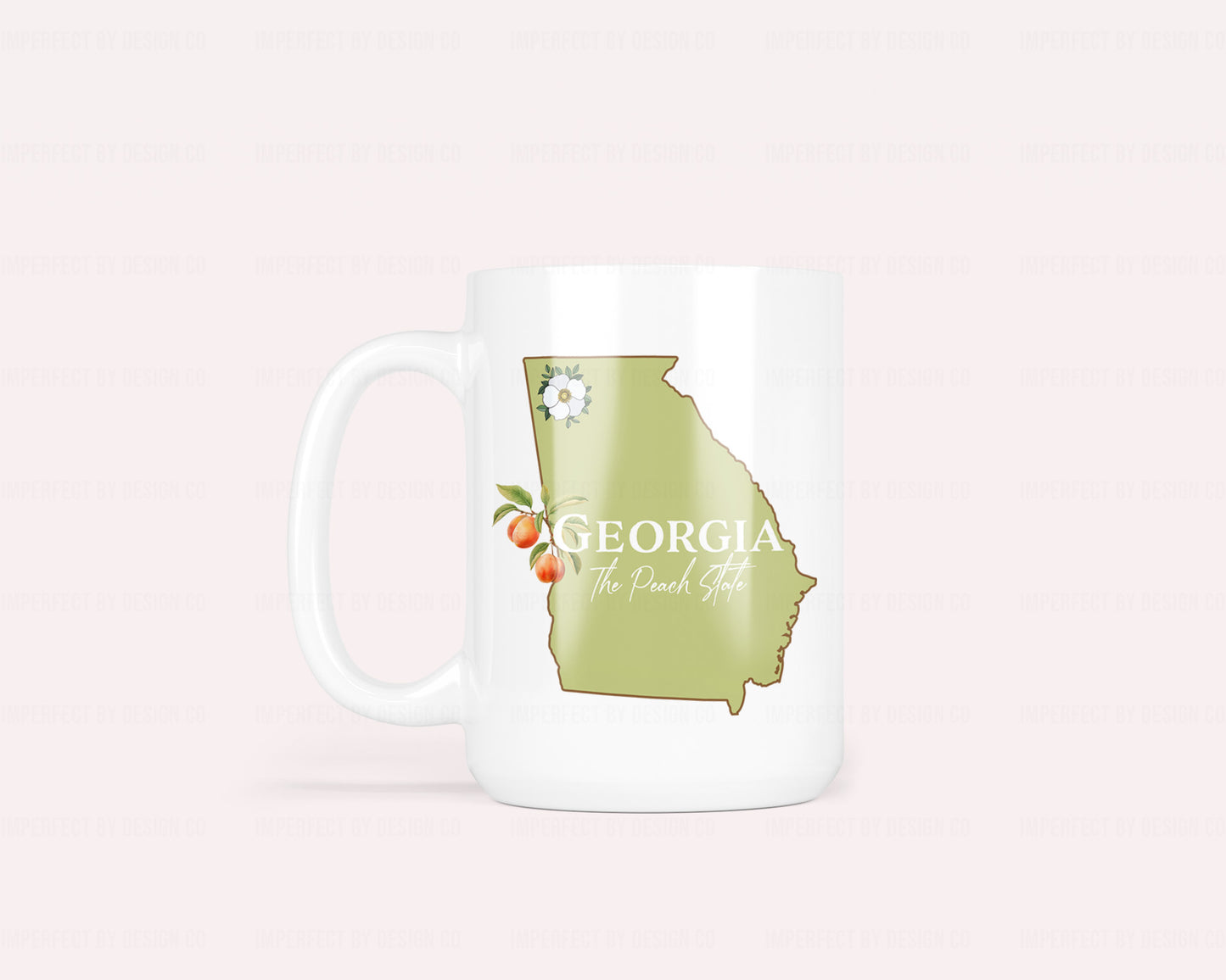 Coffee Mug Featuring Georgia 'The Peach State'