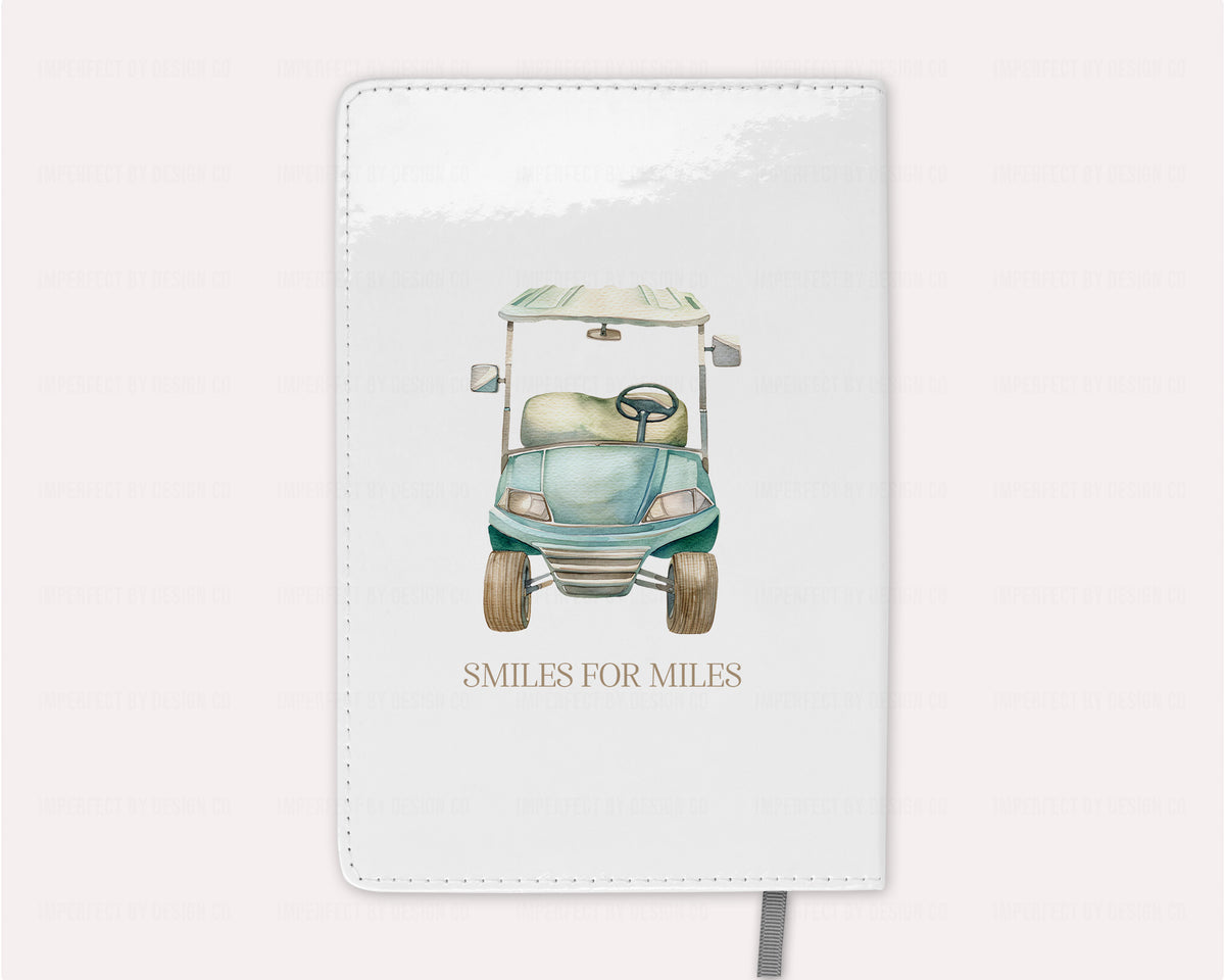 Peachtree City, Golf Cart - Script Font - Journal