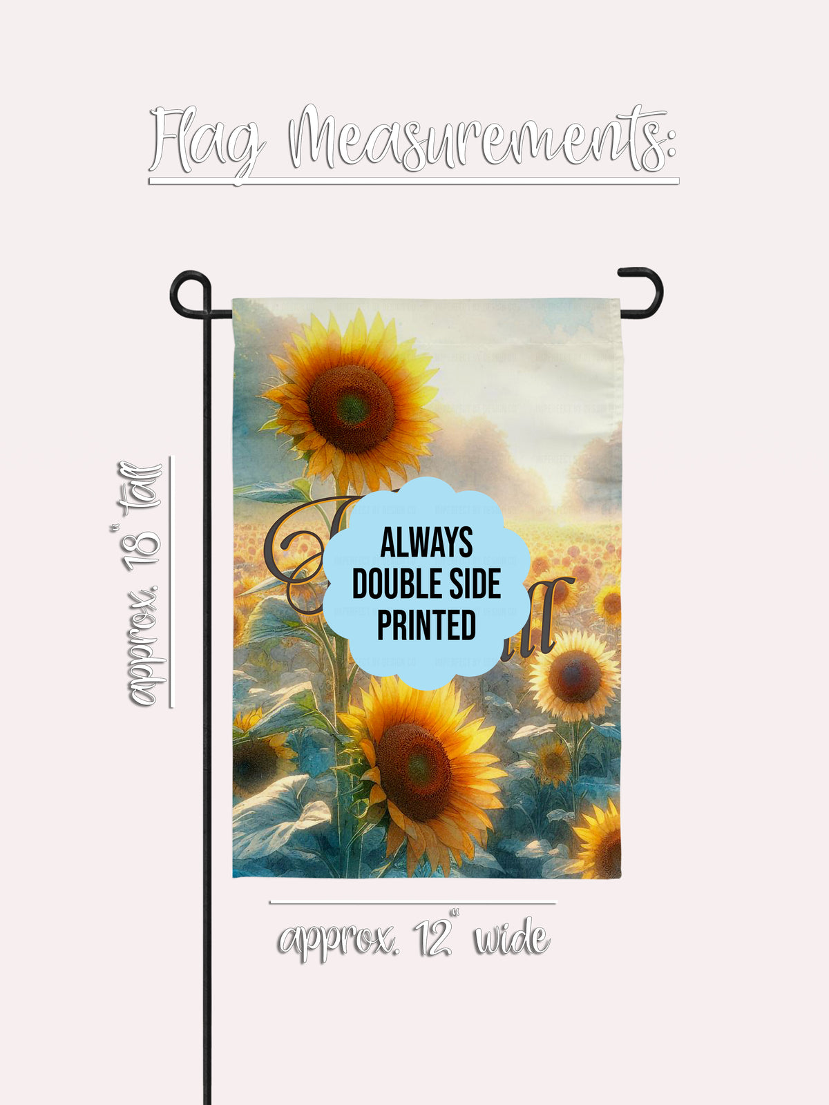 "Hello Fall" Sunflowers - Garden Flag