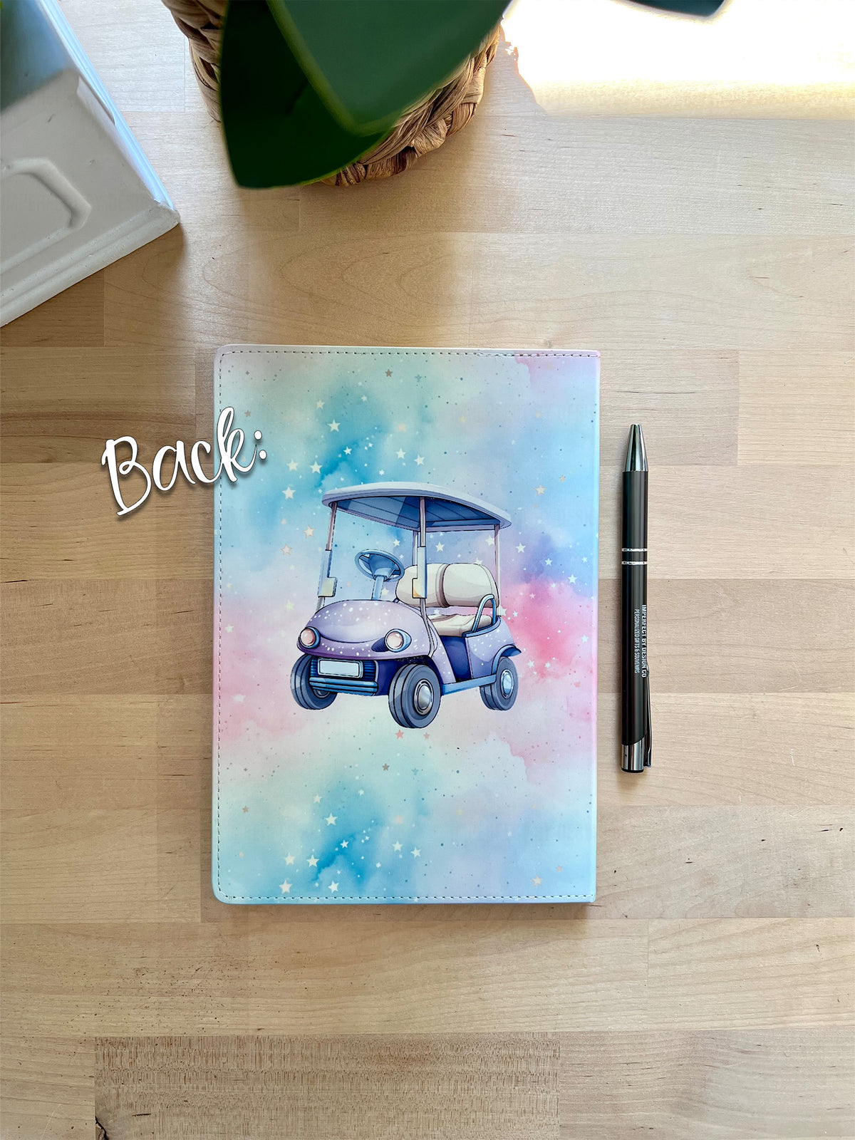 Peachtree City, Colorful, Golf Cart, Let Your Creativity Shine  - Journal