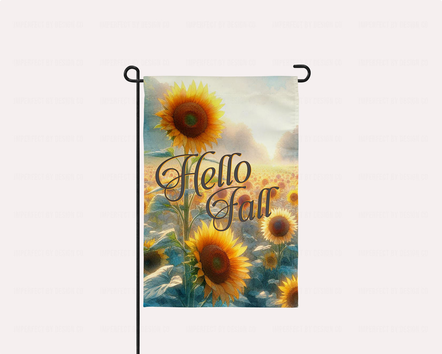 "Hello Fall" Sunflowers - Garden Flag