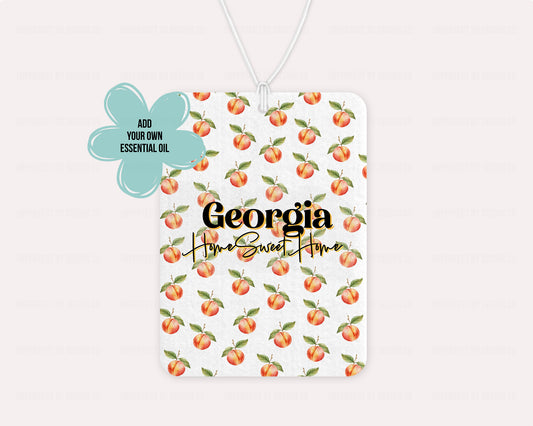 Georgia Home Sweet Home Peaches - Air Freshener