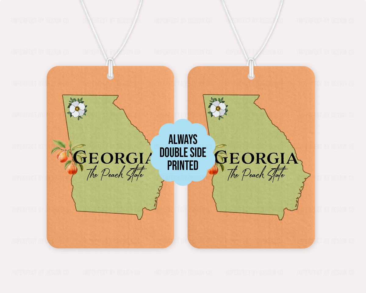 Georgia The Peach State - Air Freshener