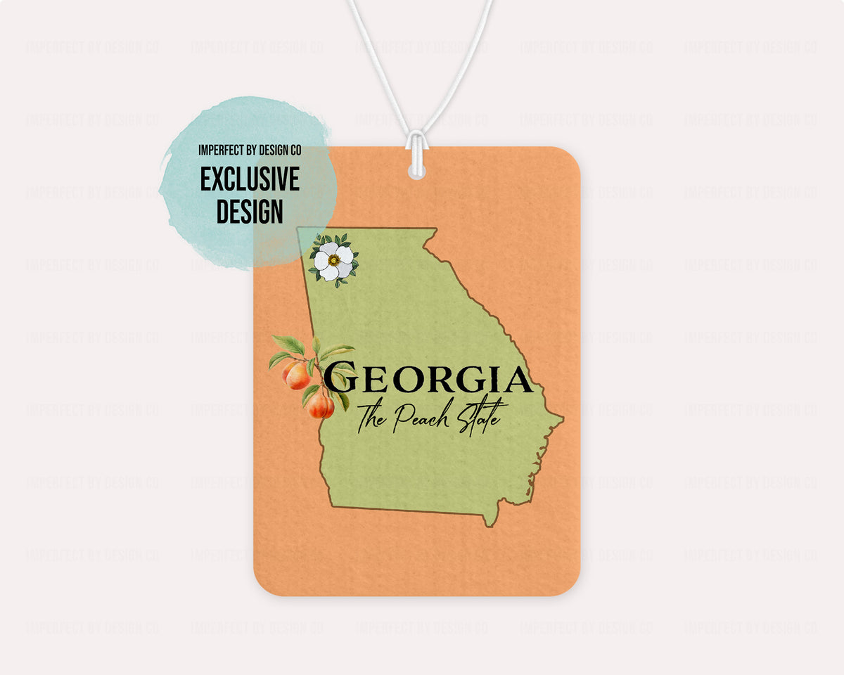 Georgia The Peach State - Air Freshener