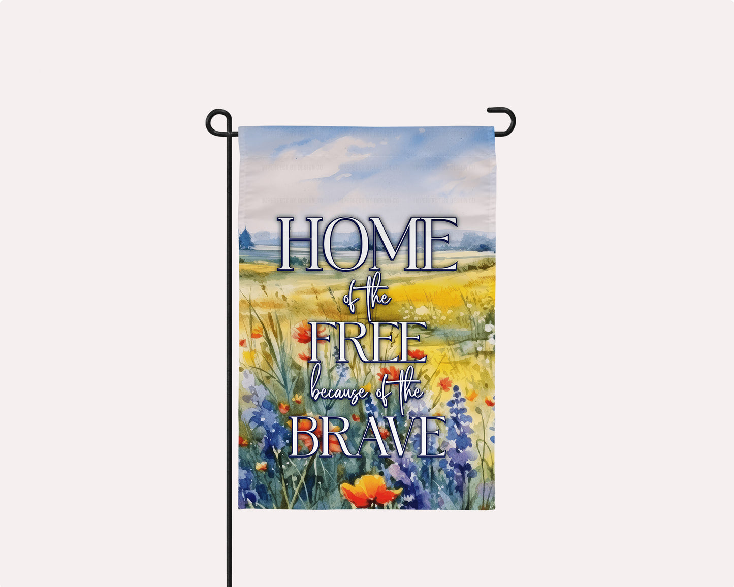 "Home of the Brave" Patriotic Summer - Garden Flag