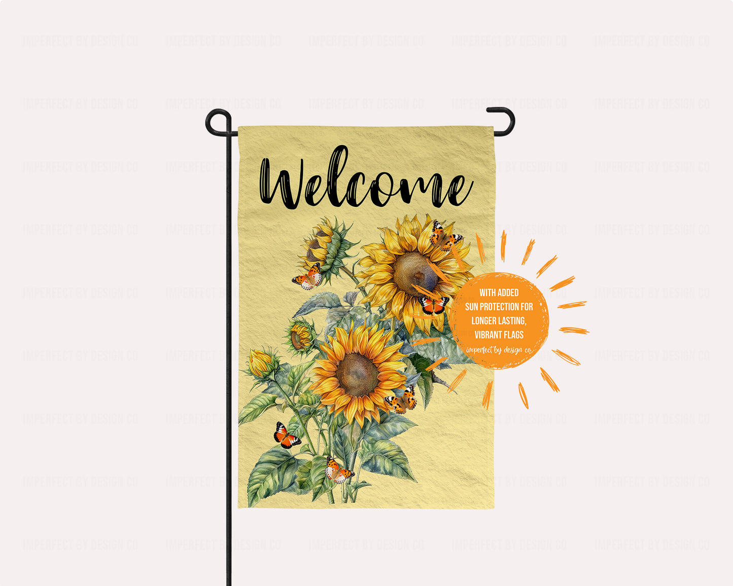 "Welcome" Sunflowers - Garden Flag