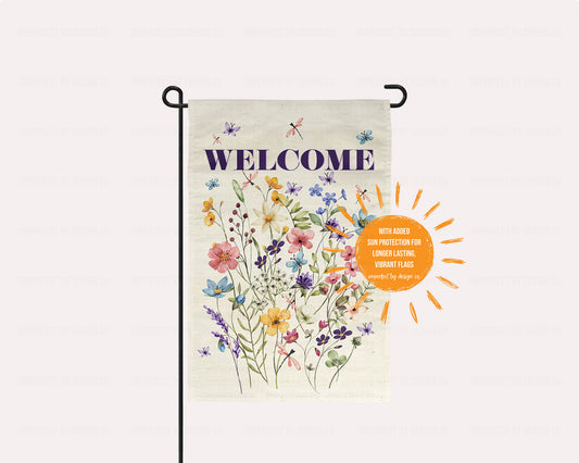 Wildflower Welcome - Garden Flag