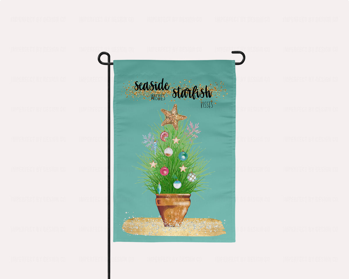 Personalized 'Seashell Wishes and Starfish Kisses' - City & State Flag